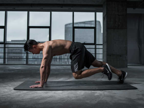 man working out 