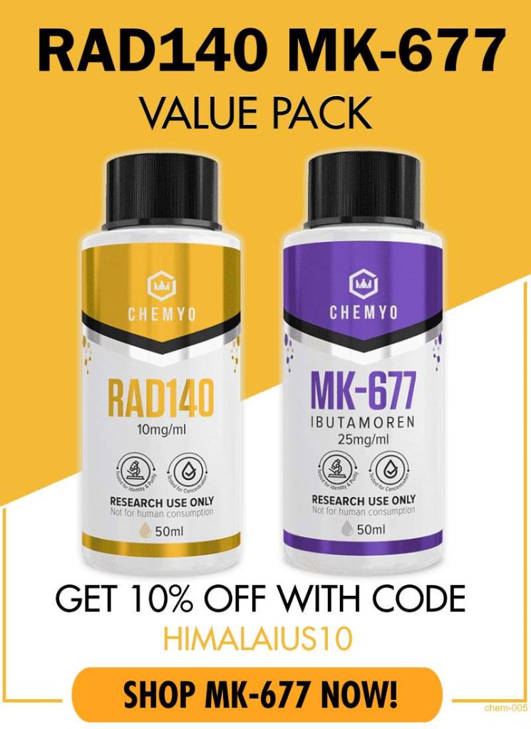 rad140 & mk-677 ibutamoren Chemyo 50ml